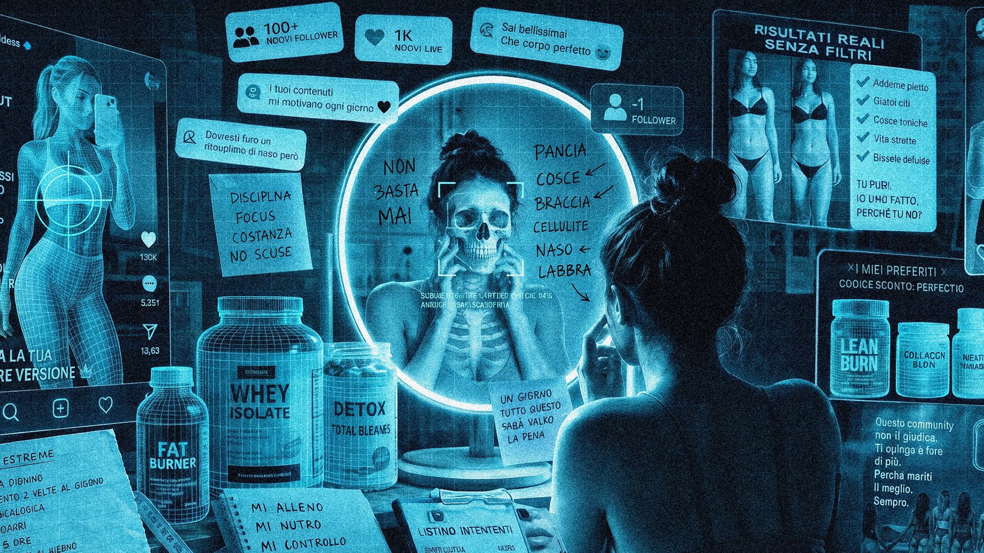 "Ora prenditi a martellate la mascella": infiltrata per tre mesi nei forum del looksmaxxing estremo
