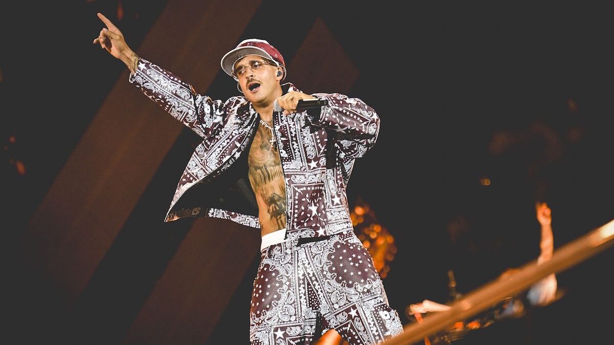 Geolier in concerto – ph Paola Visone:SOPA Images:LightRocket via Getty Images