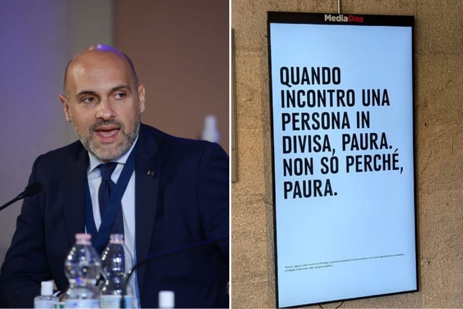 Sottosegretario Prisco contro i manifesti artistici dei giovani sulle forze dell'ordine: "Boiate, offensivi"