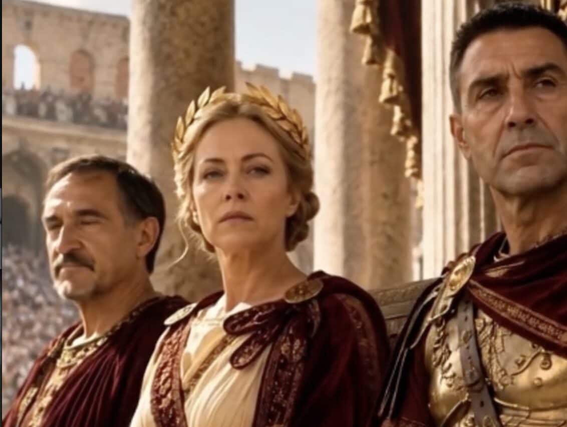 Il video AI di Vannacci in versione imperatore romano sdogana un linguaggio politico brutale