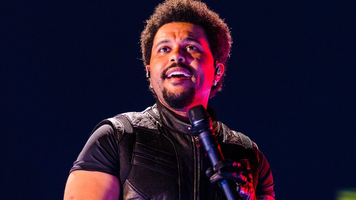The Weeknd in concerto in Brasile – ph Mauricio Santana:Getty Images