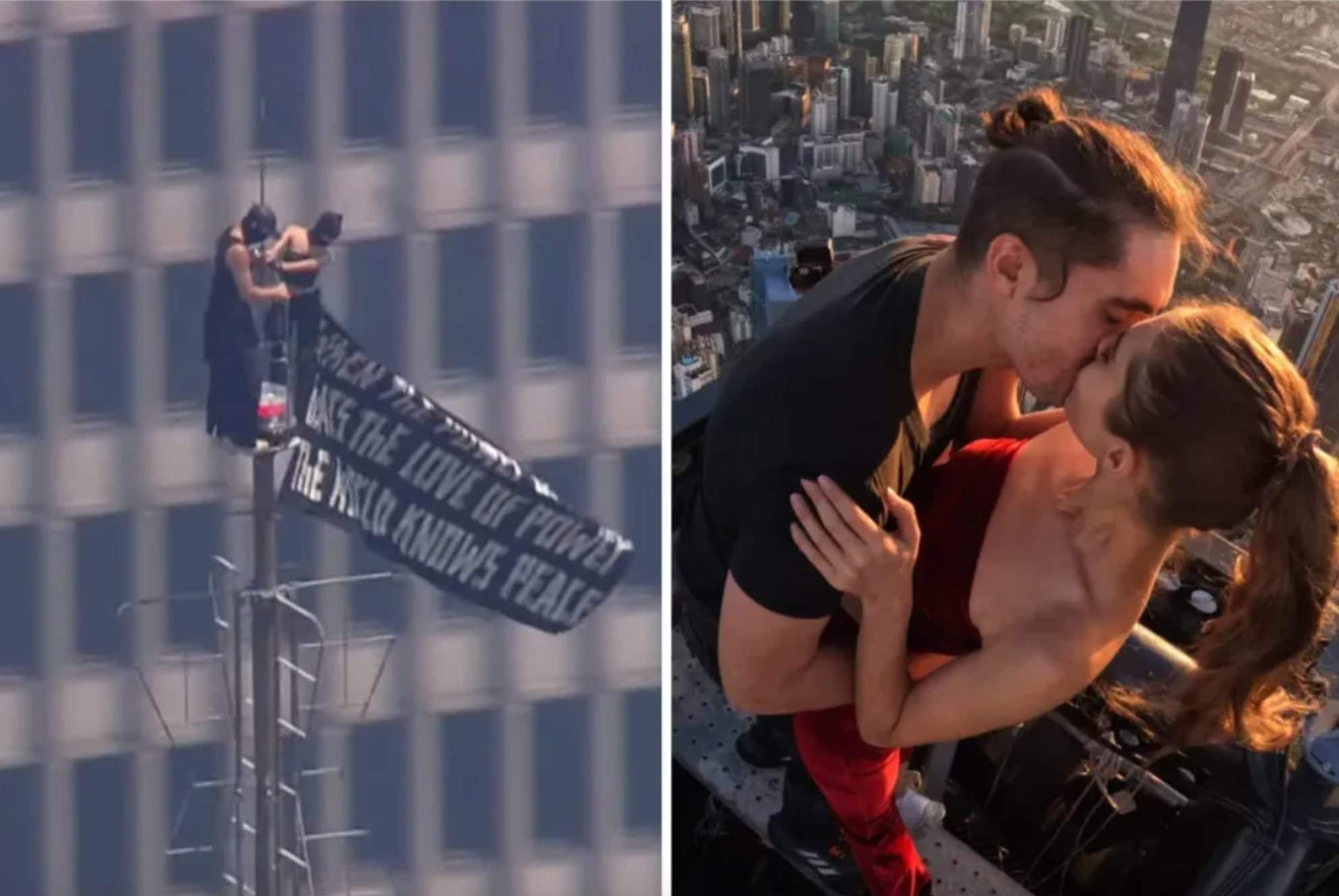 Scalano l'Empire State Building di New York, poi lui le fa la proposta di matrimonio a 450 metri d'altezza
