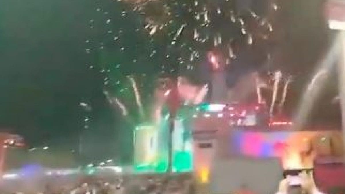 I festeggiamenti a Città del Messico prima della morte di due tifosi