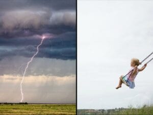Bambina colpita da un fulmine in USA
