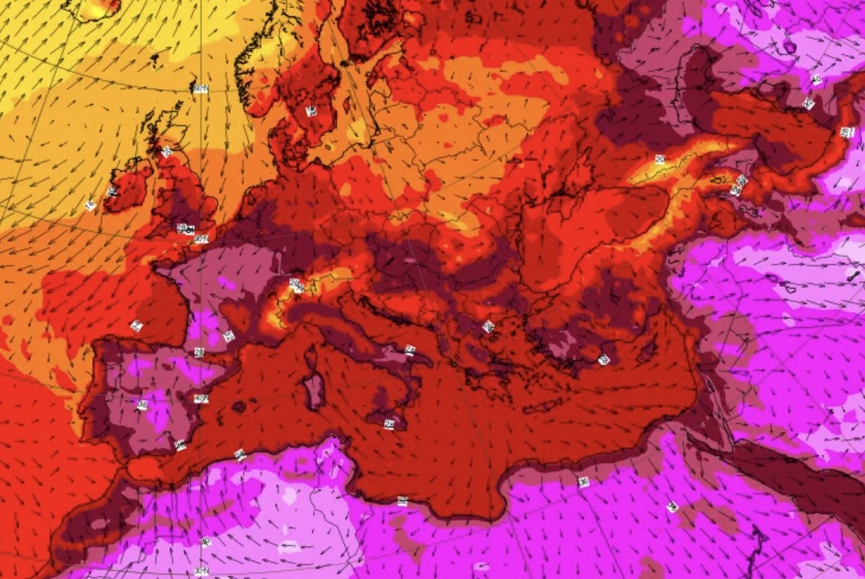 Meteo, weekend con temperature in lieve calo poi nuova ondata di calore: "Oltre 40 gradi al Centro-Sud"