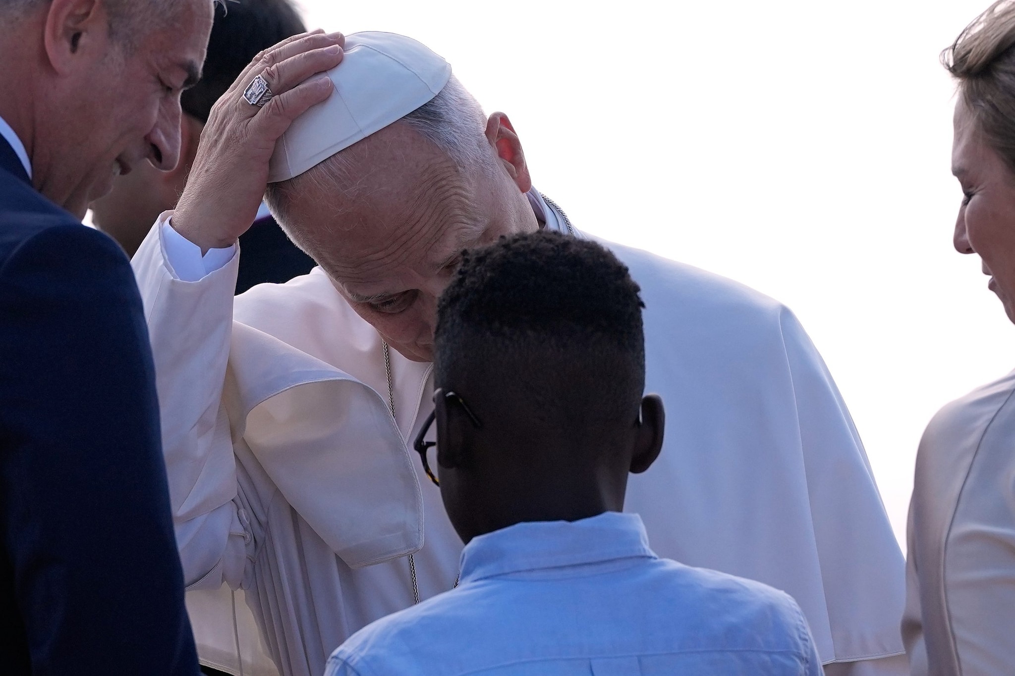 Papa Leone XIV a Lampedusa