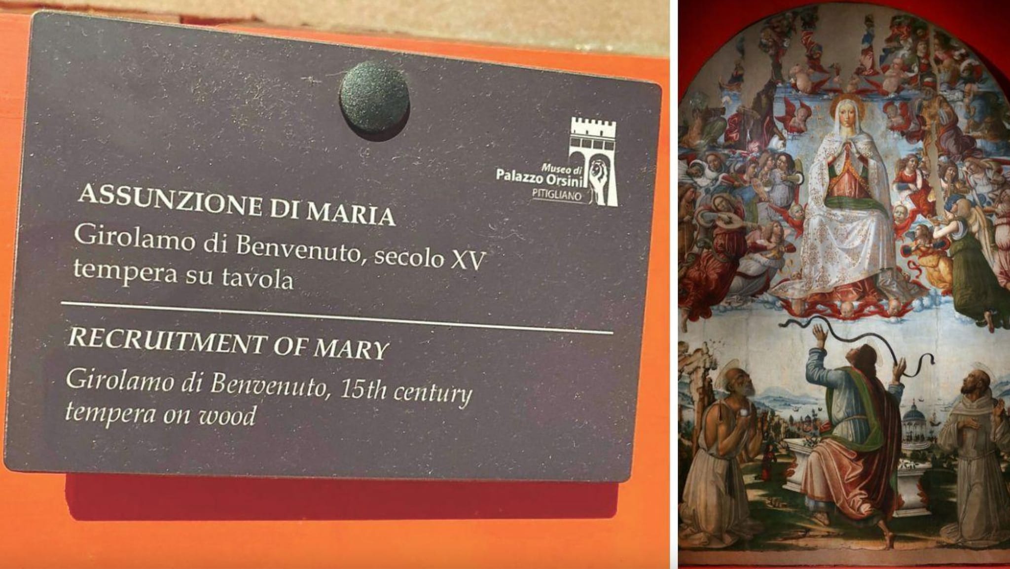 Pitigliano, la Madonna “assunta” al lavoro per errore: la traduzione sbagliata diventa virale