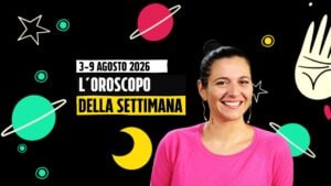 Le previsioni della settimana dal 3 al 9 agosto 