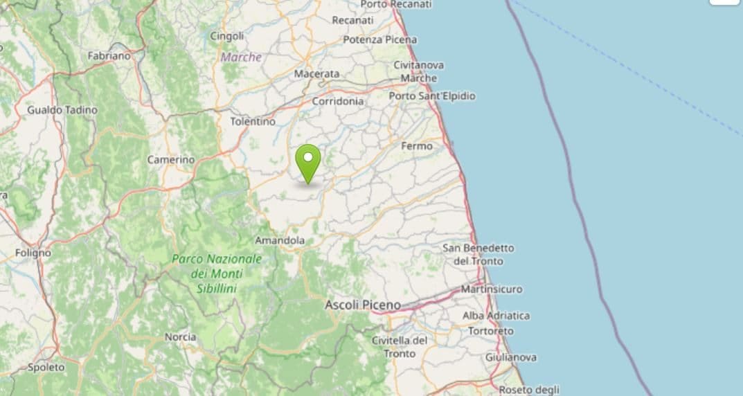 Terremoto oggi nelle Marche, scossa di magnitudo 3.2 con epicentro a Penna San Giovanni: avvertito fino ad Ascoli