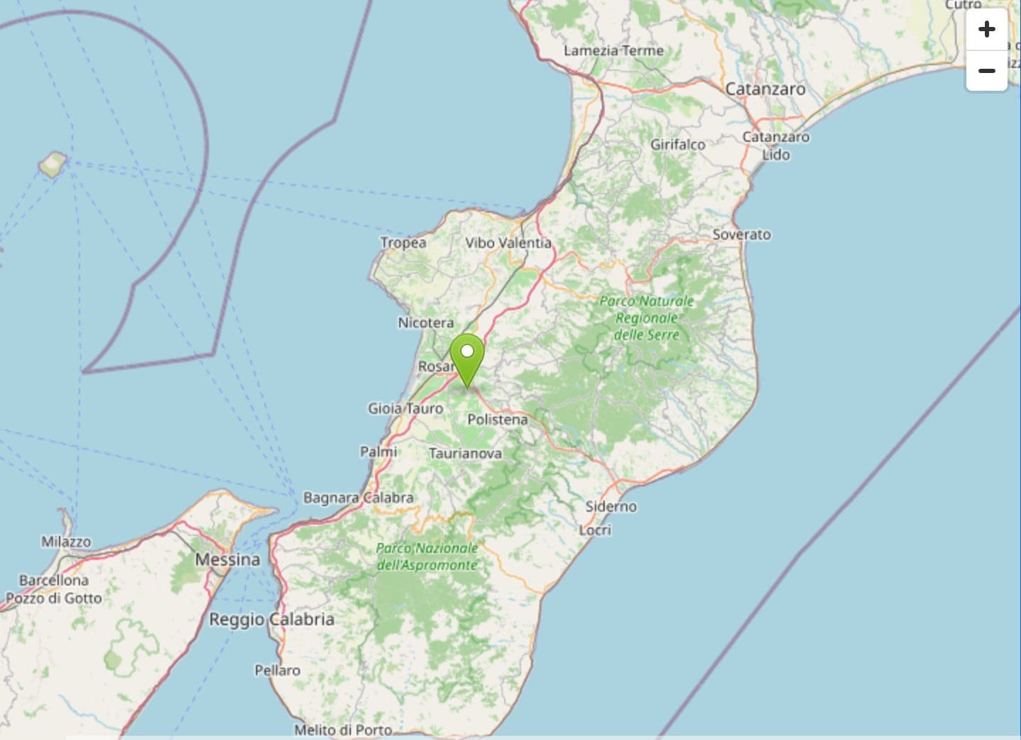 Terremoto oggi a Reggio Calabria, scossa di magnitudo 3.5 con epicentro a Melicucco