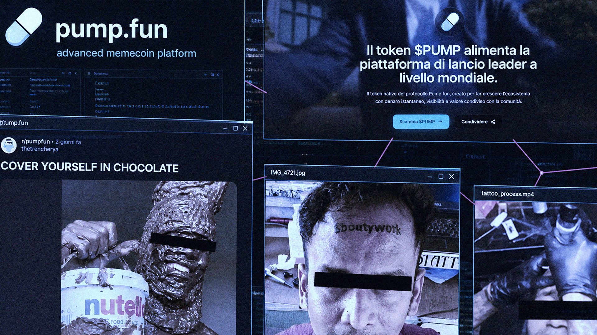Paga chiunque per fare qualsiasi cosa, anche un tatuaggio in fronte: il mercato delle umiliazioni di Pump.fun
