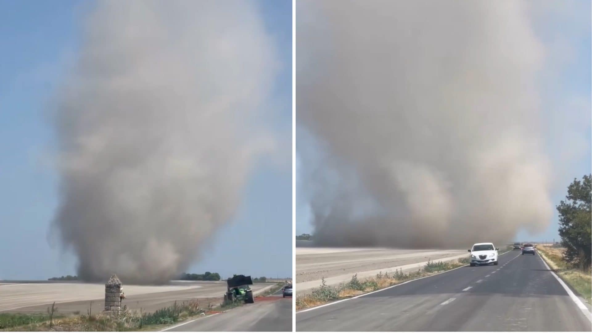 Il video del diavolo di sabbia a Foggia: "Sembrava un incendio o un tornado, mai vista una cosa simile"