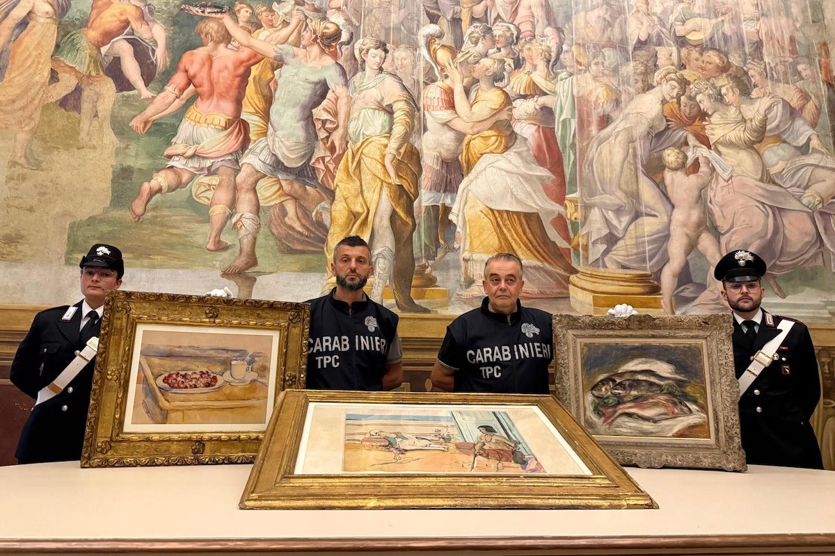 Ritrovati i quadri di Cézanne, Renoir e Matisse rubati a Parma dal valore di 9 milioni: il video del furto