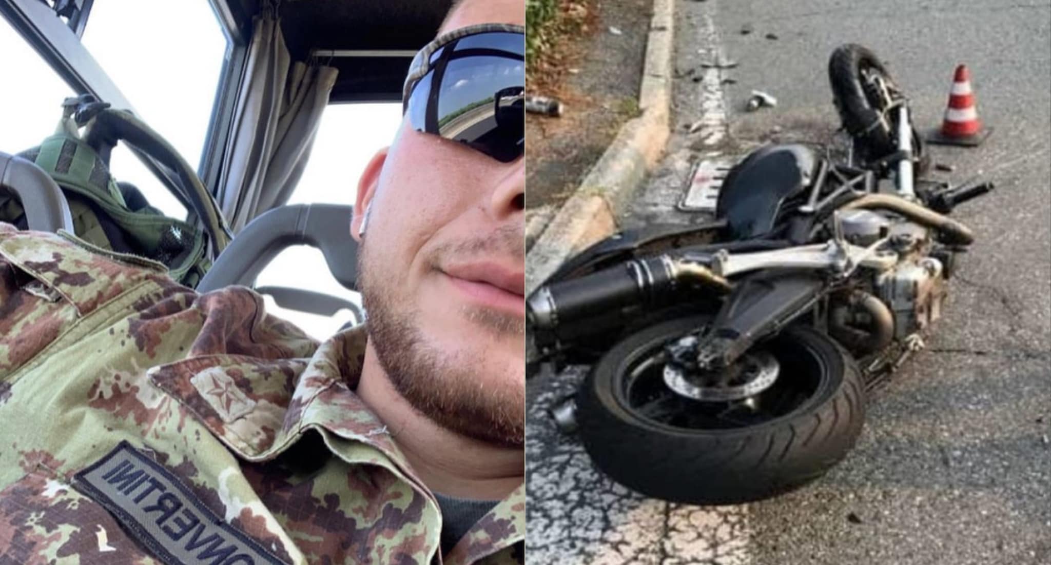 Incidente in moto a Masainas, muore giovane militare: Simone Convertini aveva 26 anni, ferita la fidanzata