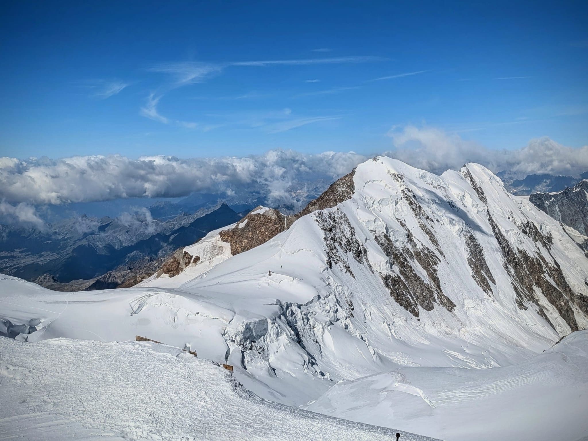 La crisi dei ghiacciai: il racconto della salita al Monte Rosa