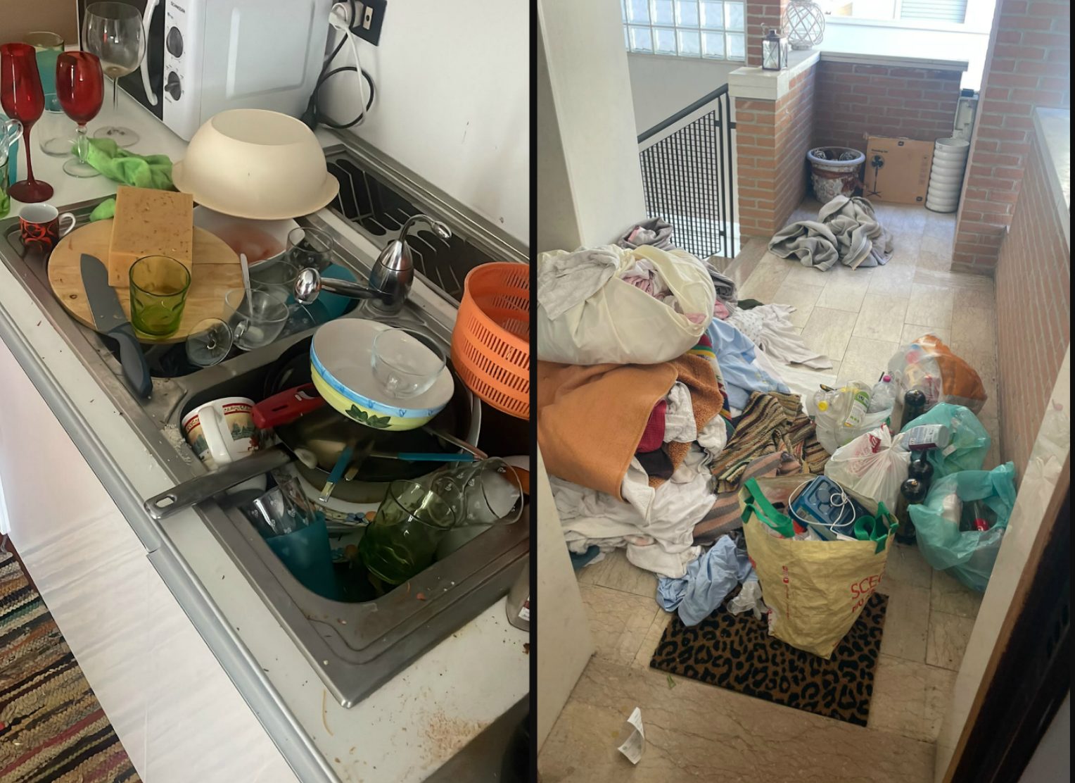 Affittano un B&B e lo mettono a soqquadro, poi la fuga senza pagare: "In casa erano almeno in 30"