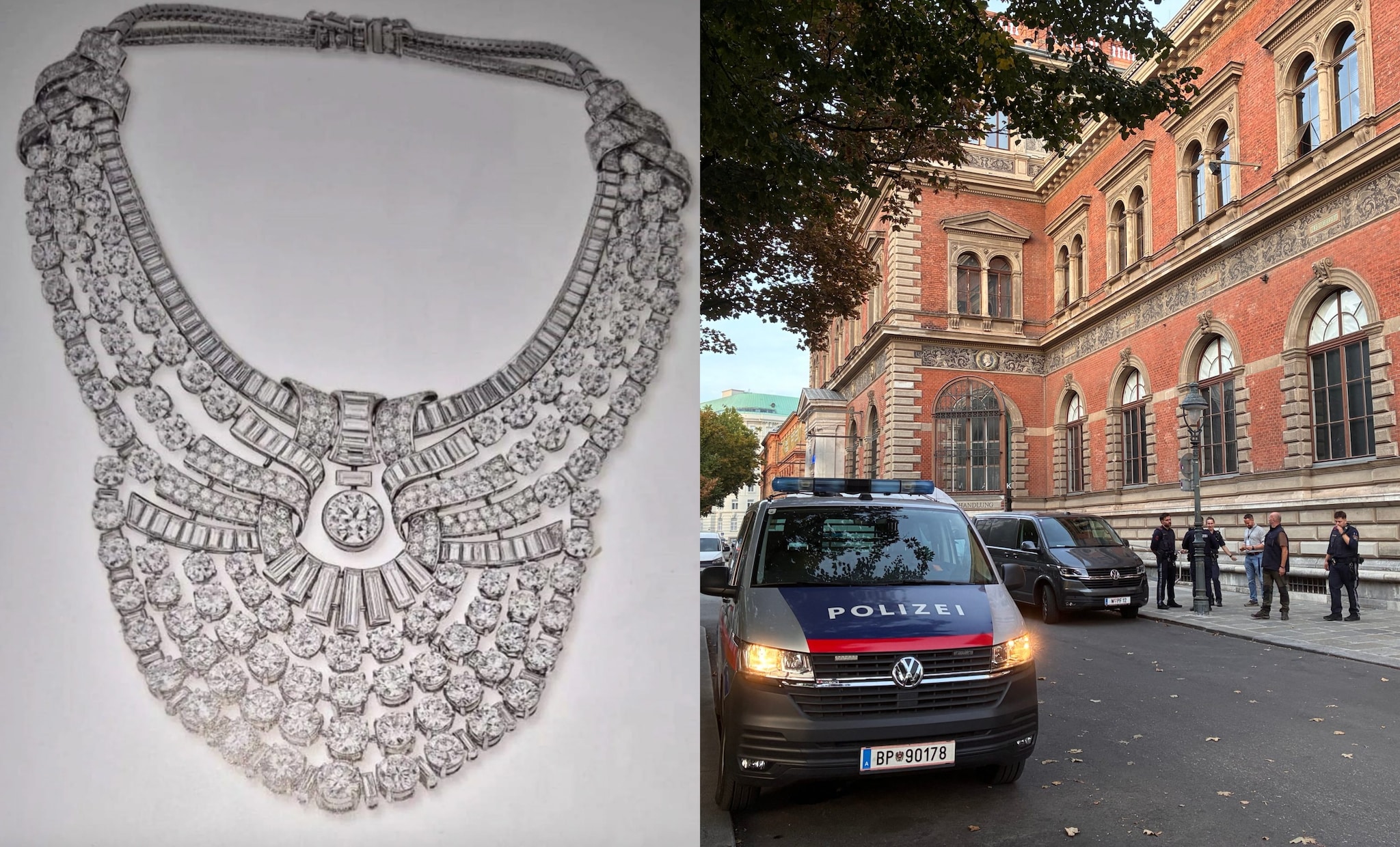Rubata la collana della regina d'Egitto a Vienna: vale 3.7 milioni di euro ed è tempestata di 673 diamanti