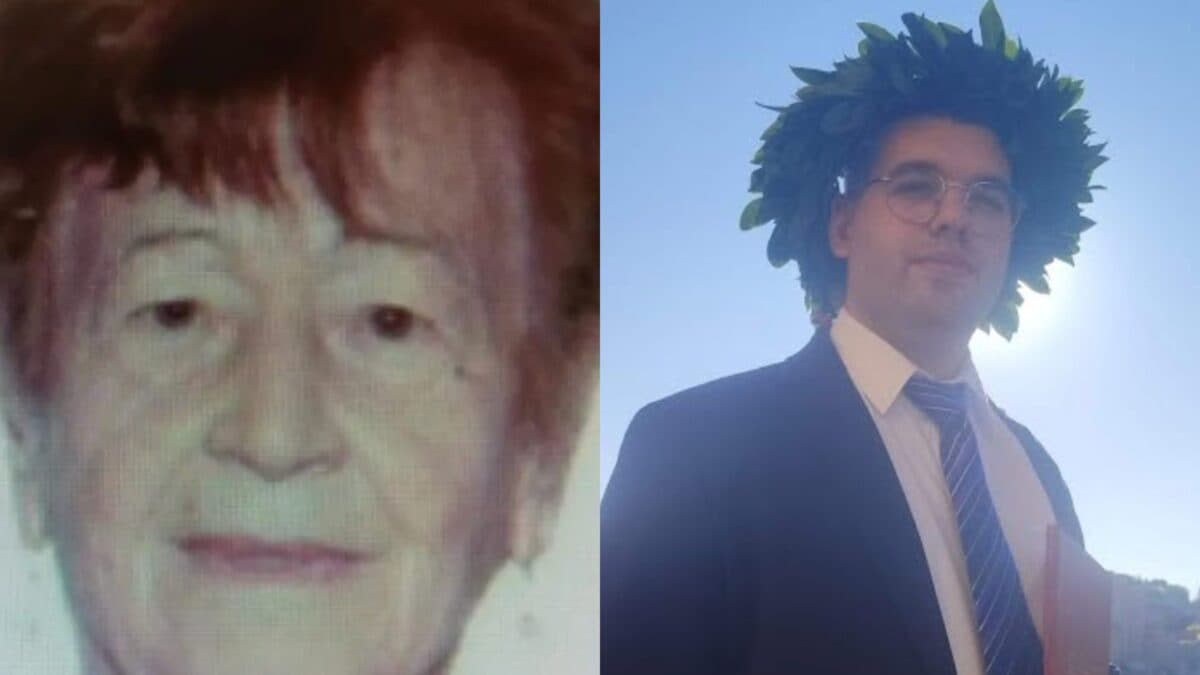 Gilda Di Giuseppe, 89 anni, e il nipote 25enne Alessandro Carminucci.