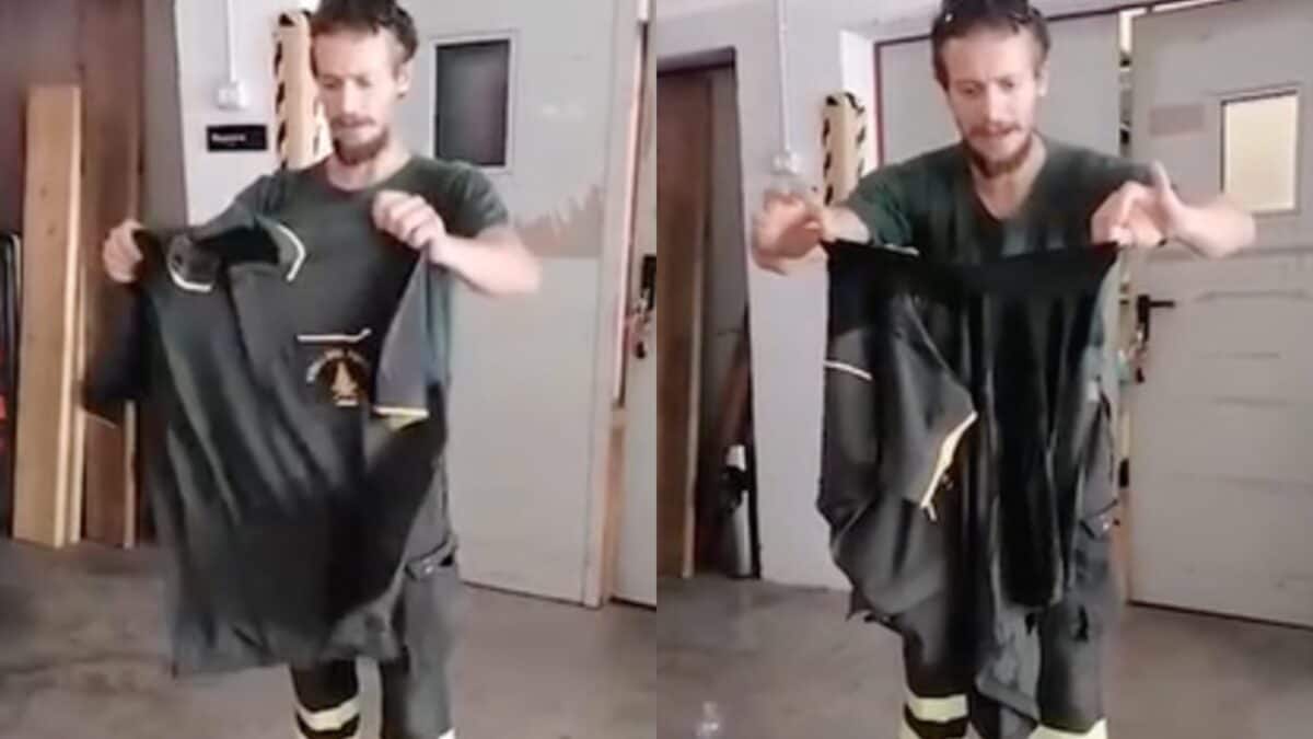 Frame dal video pubblicato sui social.