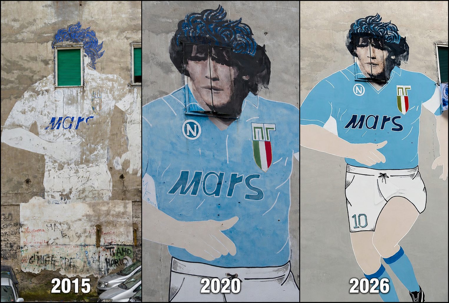 Perché il murale di Maradona ai Quartieri Spagnoli è il posto migliore per capire il futuro di Napoli