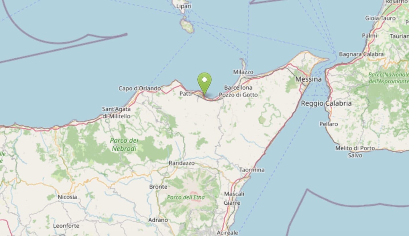 Terremoto oggi a Messina, scossa di magnitudo 3.7: avvertita dalla popolazione