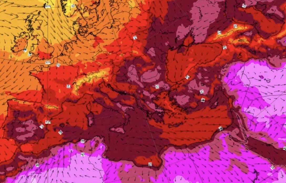 Arriva un nuovo picco di calore al Sud, si sfioreranno i 40 gradi: le previsioni meteo di Giulio Betti