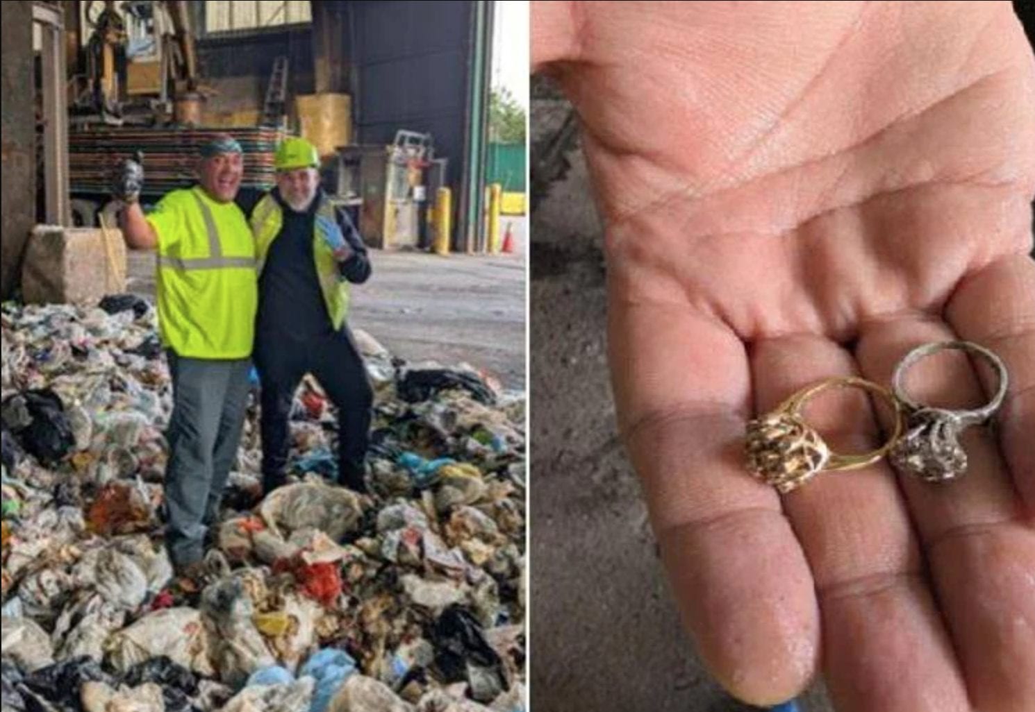 Getta per errore due anelli nella spazzatura a New York: ritrovati in mezzo a 9 tonnellate di rifiuti