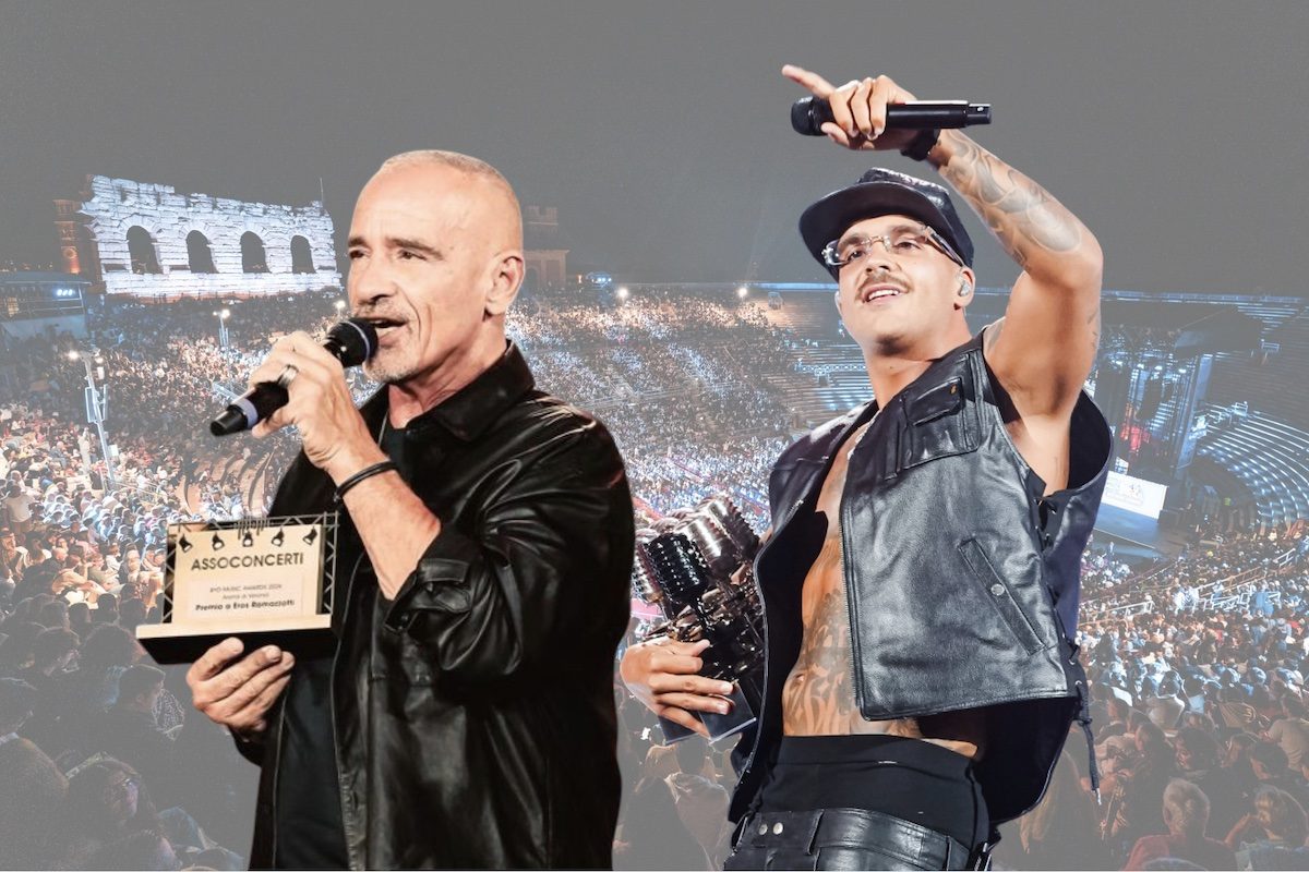 BYD Music Awards 2026, Geolier fa il pieno di premi: Eros Ramazzotti ricorda i bambini sotto le bombe