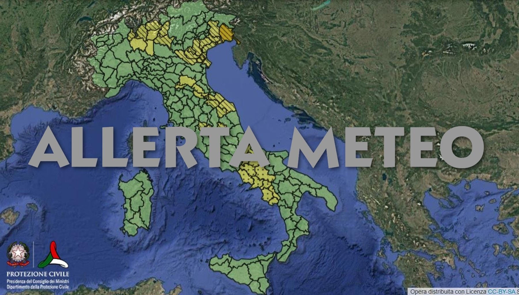 Maltempo, allerta meteo arancione e gialla domani 11 settembre per pioggia e temporali: le regioni colpite