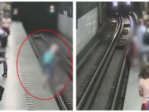 Ragazzino salvato dai binari della metro dopo una distrazione al cellulare