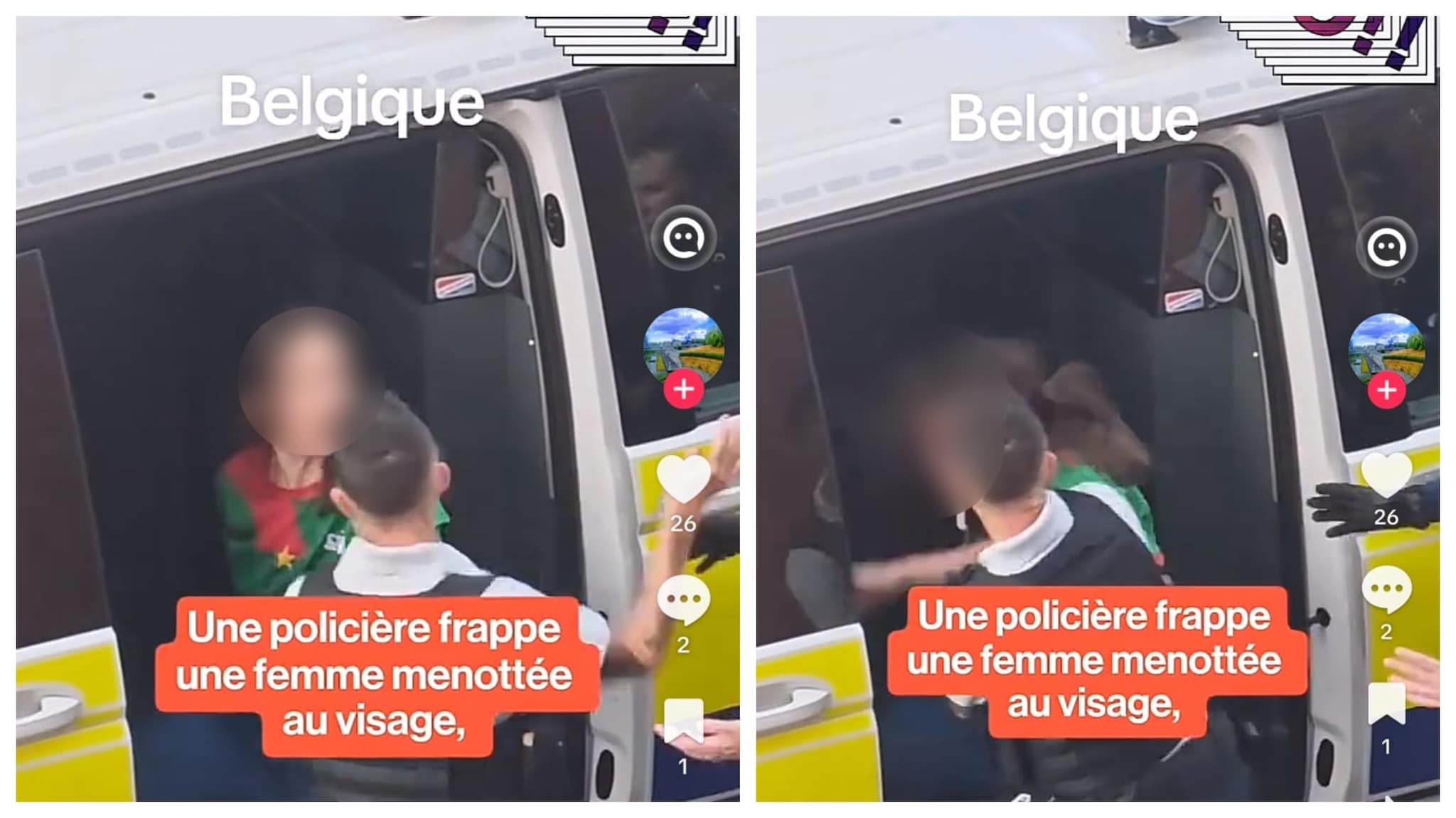 Donna viene arrestata dopo un incidente, il poliziotto ripreso mentre la schiaffeggia e la spinge in auto
