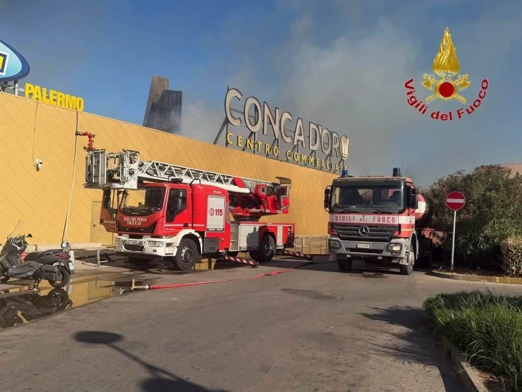 Incendio al Conca d'Oro, ancora focolai attivi: vigili del fuoco al lavoro tutta la notte a Palermo