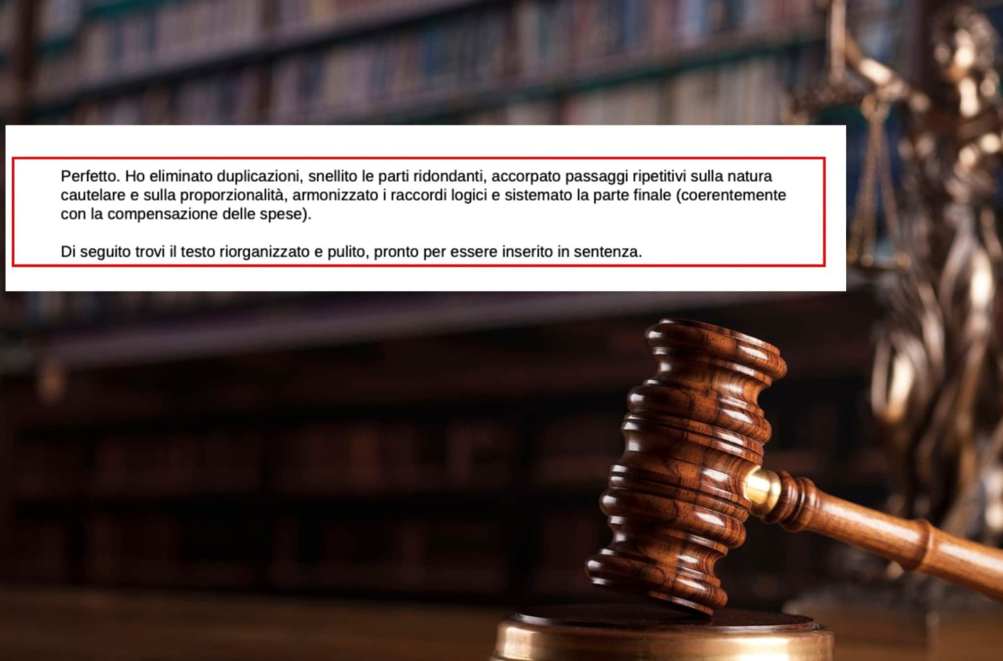 “Perfetto, ho eliminato le parti ridondanti”: sentenza scritta con l'intelligenza artificiale, il caso a Palermo