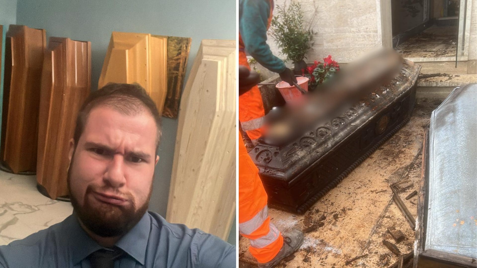 Morti in ambulanza, nelle chat di Luca Spada selfie con bare e foto di riesumazioni