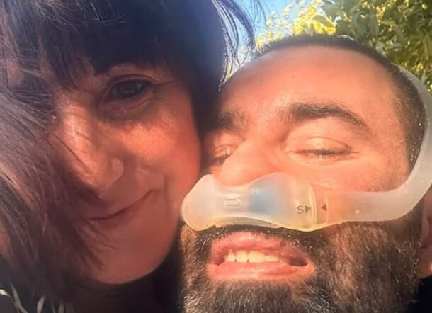 Giovanni Ricci con la moglie Roberta Franchi