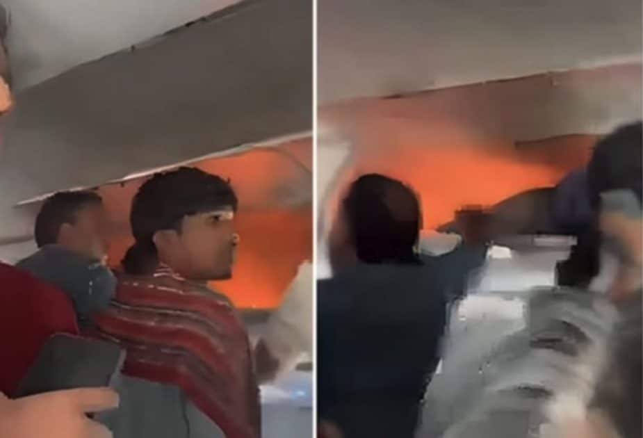 Power bank a fuoco nella cappelliera dell’aereo IndiGo, paura a bordo e volo costretto ad atterraggio di emergenza