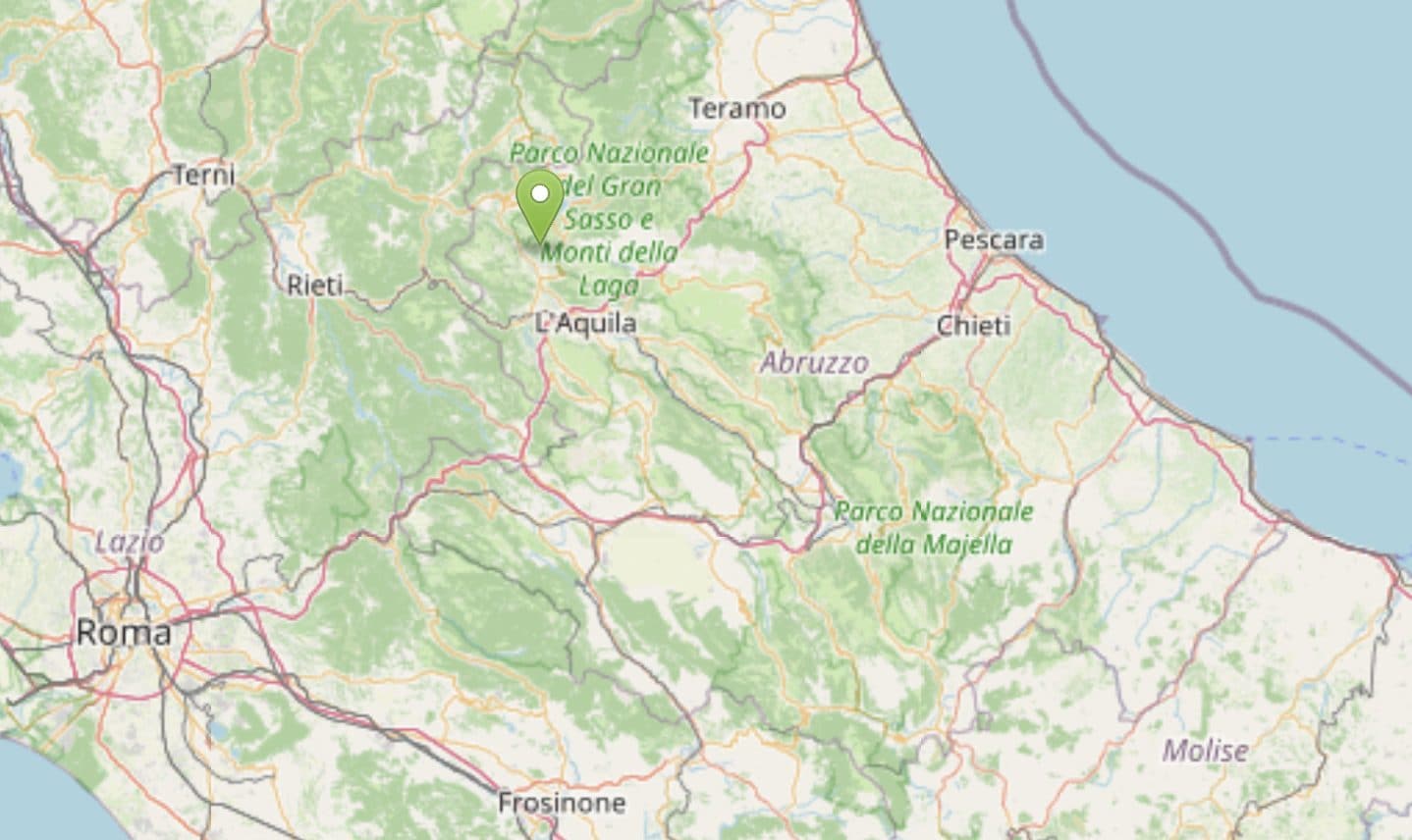 Terremoto in Abruzzo, scossa di magnitudo 3 in provincia dell'Aquila