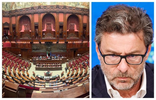 Ok a Dpfb e scostamento di bilancio, Giorgetti parla a un'Aula semivuota e sbotta: "Non vogliono lavorare"