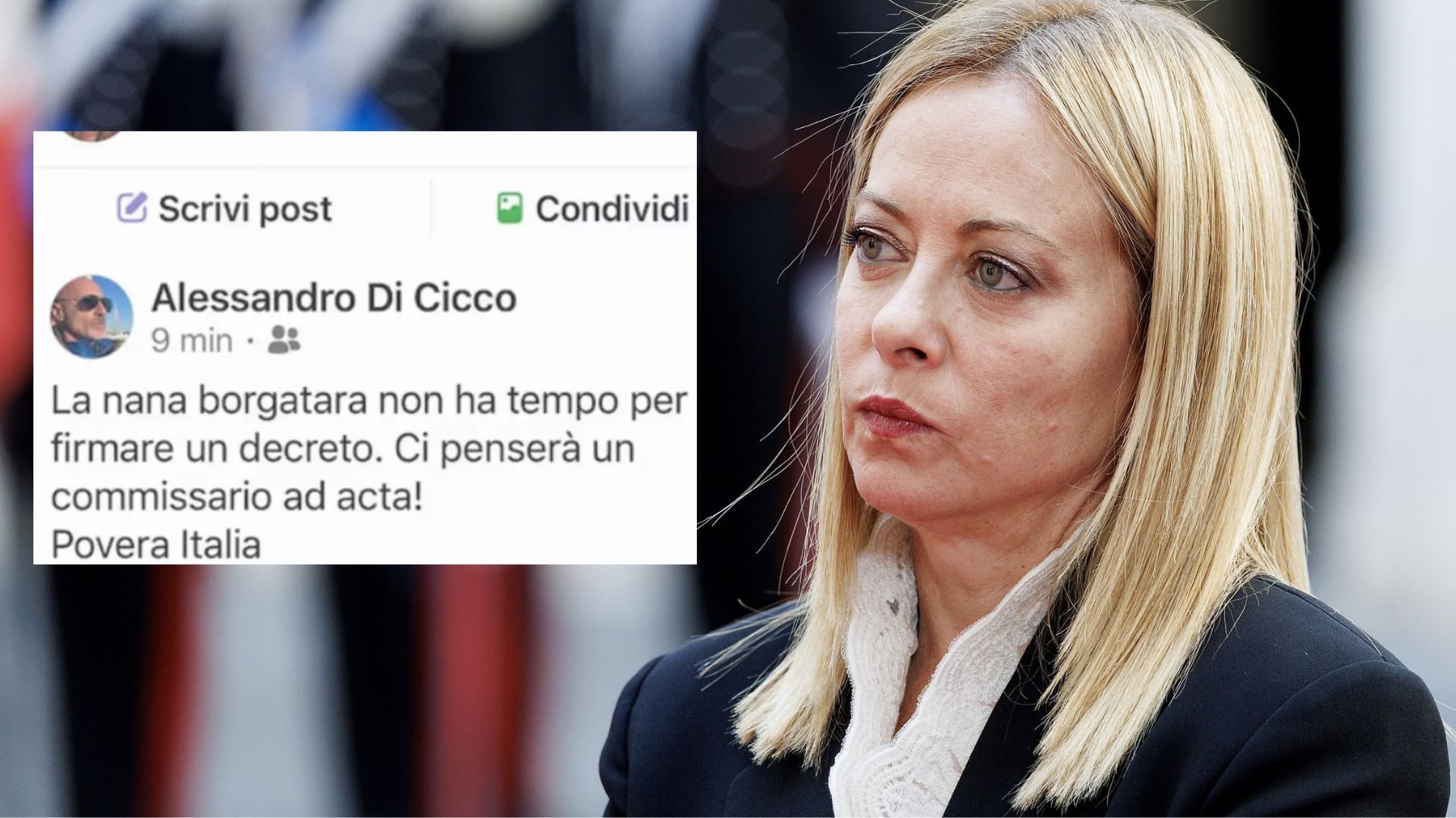 Magistrato contro Meloni: "Nana borgatara non ha tempo di firmare decreto". Ma poi nega: "Mi hanno hackerato"