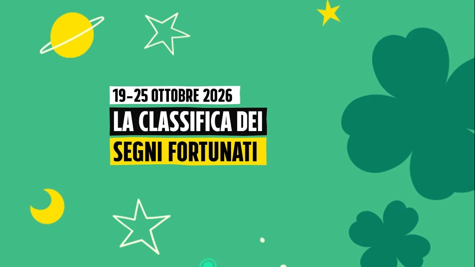 Oroscopo, la classifica dei segni zodiacali più fortunati della settimana dal 19 al 25 ottobre 2026: emozioni per Pesci e Cancro