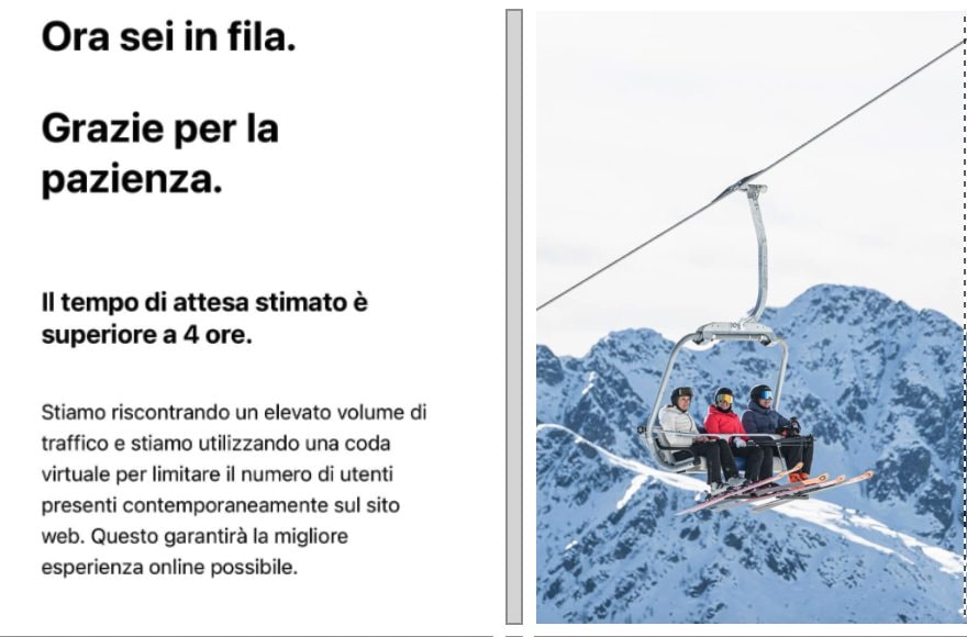 Rimborsi skipass Dolomiti Superski, domande al via ma il sito rallenta: attese fino a 4 ore