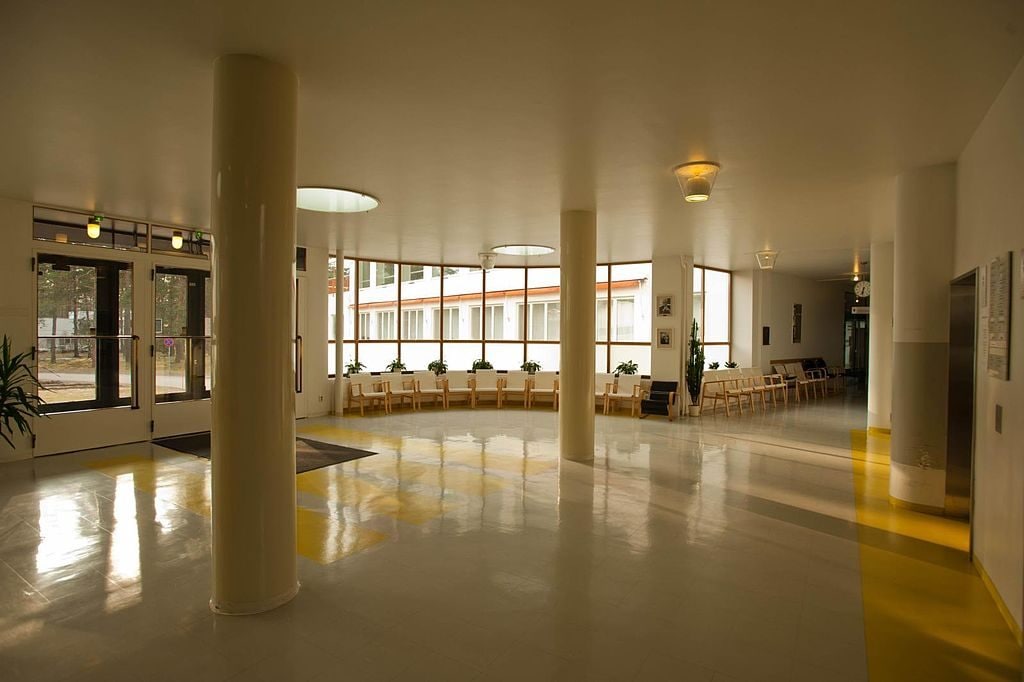 Paimio Sanatorium by Alvar Aalto in Finland