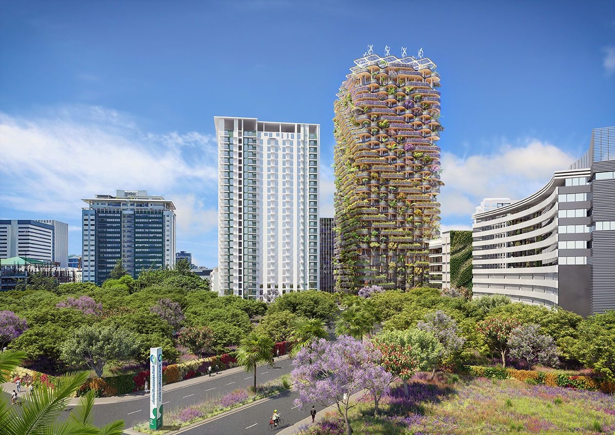 The Rainbow Tree, la torre colorata d'arcobaleno con le più belle piante delle Filippine