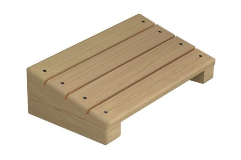 poggiapiedi in legno