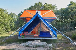 CAMPROS CP Tenda Da Campeggio Per 12 Persone - 3 Stanze, Impermeabile, Con Top Rainfly, Facile Da Montare, 180 Mq