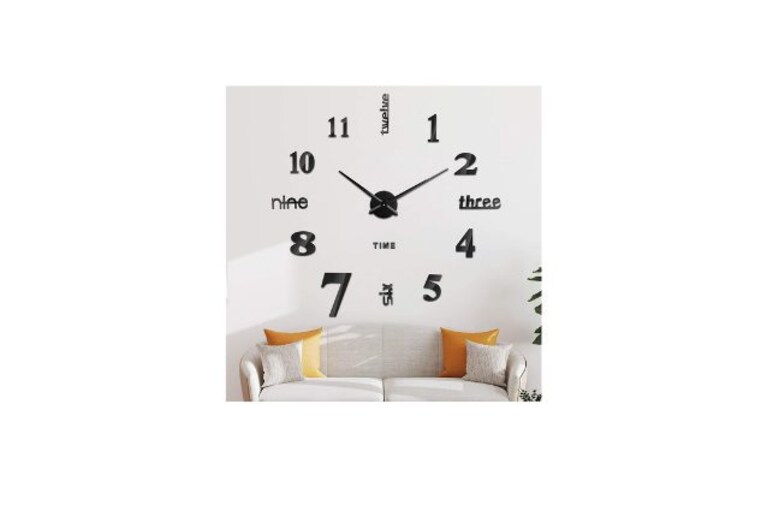 orologio da parete moderno particolare adesivo di soledi