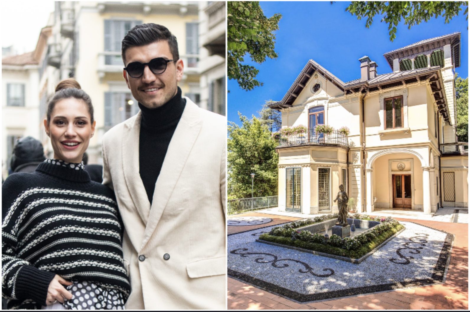 Marco Fantini festeggia il suo 30° compleanno con Beatrice Valli a Villa Alceo (Va)