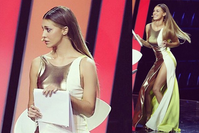 Belén: golden girl con spacco sexy per la finale di “Tu si que vales” (FOTO)