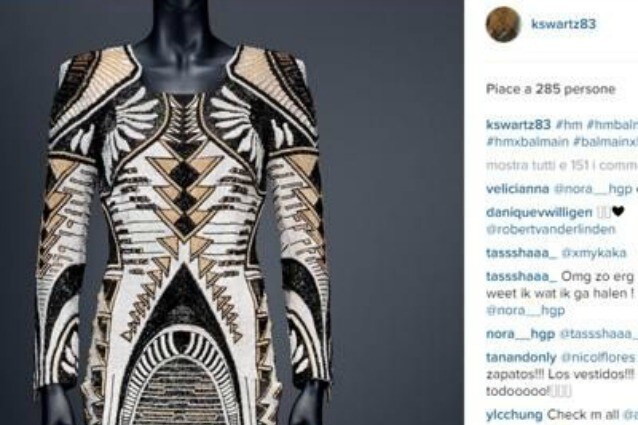 Balmain per H&M: 99 foto della collezione trapelate su Instagram prima del lancio