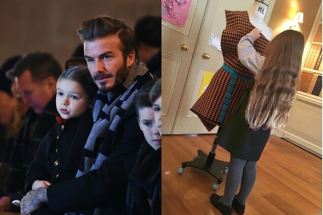 Stilista a 4 anni, Harper Beckham segue le orme di mamma Victoria